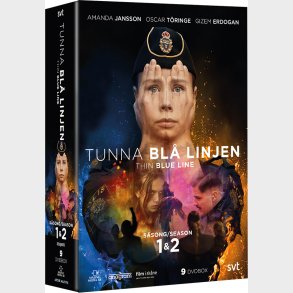 Tunna Bl Linjen / Den Tynde Bl Linje - Sson 1-2 - DVD - Tv-serie