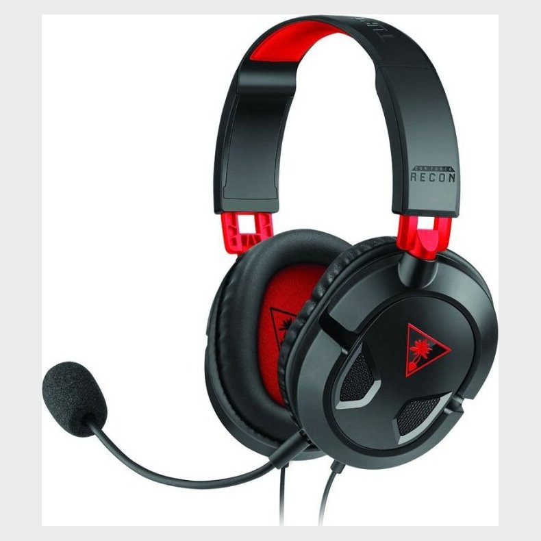 Turtle Beach Ear Force Recon 50 Gaming Headset - Sort Og Rd