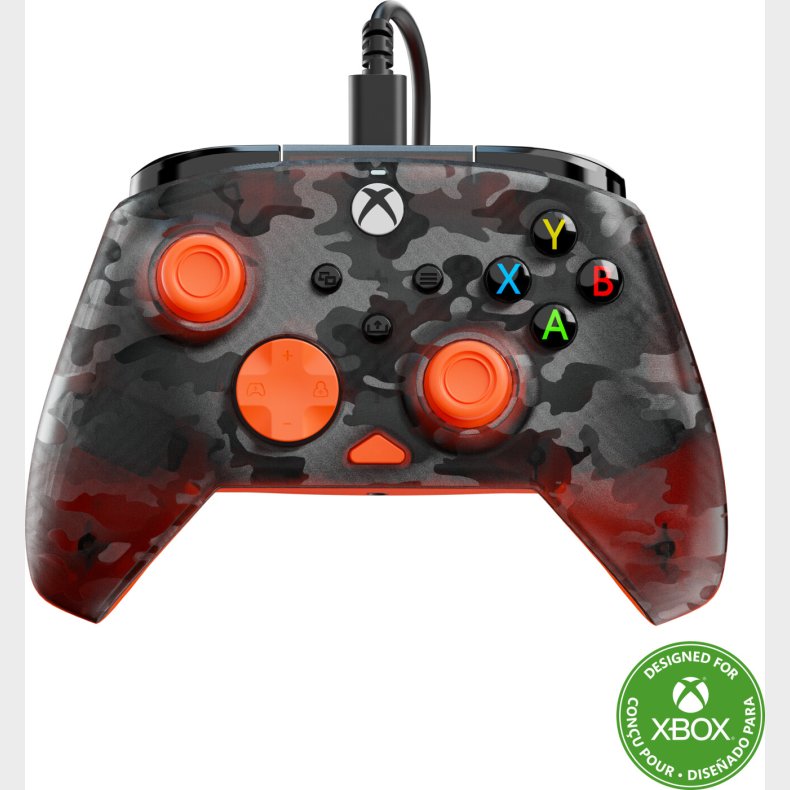 Turtle Beach Rematch Core - Ghost Black Camo/orange