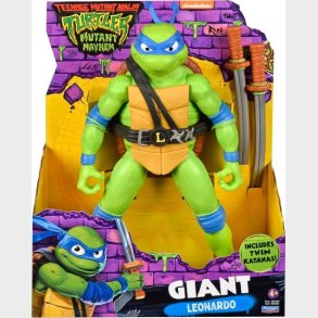 Ninja Turtles Figur - Giant Leonardo - Mutant Mayhem - 30 Cm