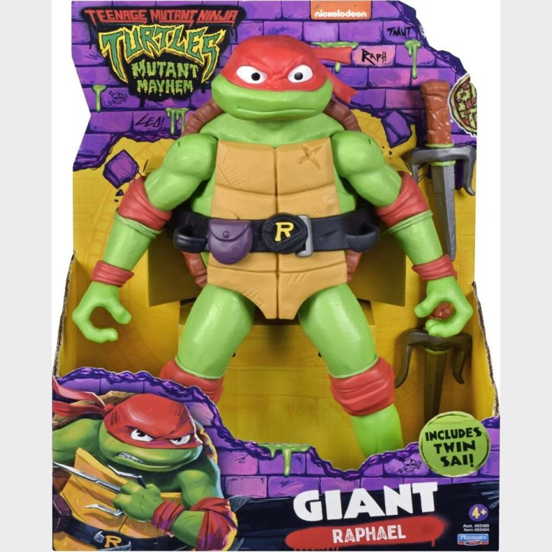 Ninja Turtles Figur - Giant Raphael - Mutant Mayhem - 30 Cm