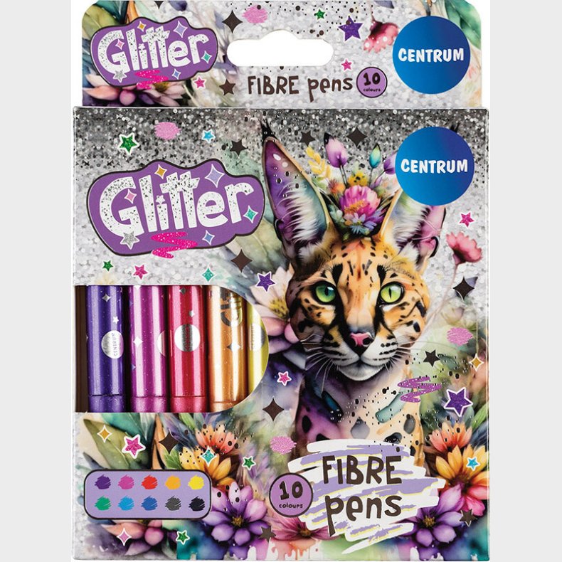 Tusser Centrum 10 Stk Glitter