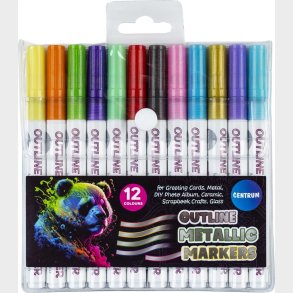 Tusser Outline Metallic 12 Stk - Centrum