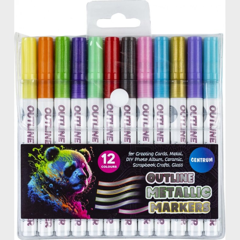 Tusser Outline Metallic 12 Stk - Centrum