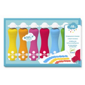 Djeco | Dot Markers - Basis, 6 stk