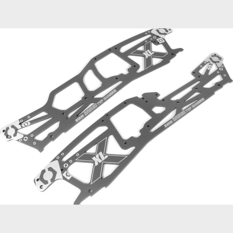 Tvp Chassis Set (savage Xl 5.9/gunmetal) - Hp160112 - Hpi Racing