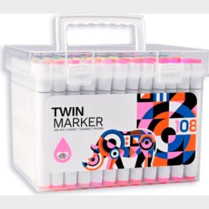 Twin Markers 108 Stk I Boks - Vandbase