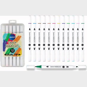 Twin Markers 12 Stk Etui - Centrum