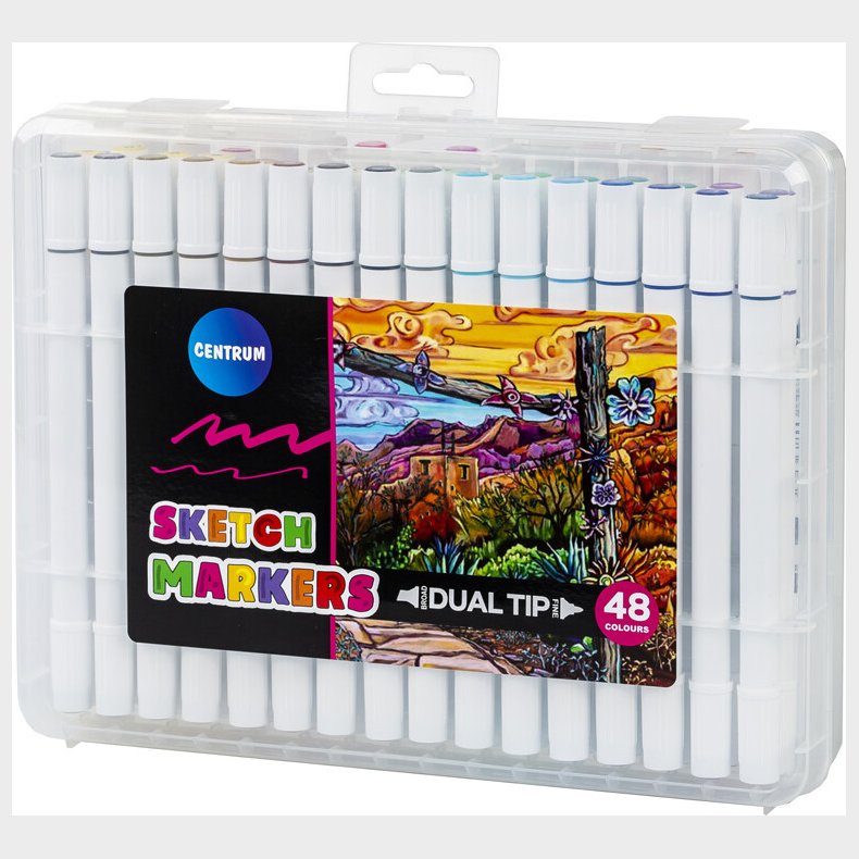 Twin Markers 48 Stk Etui - Centrum