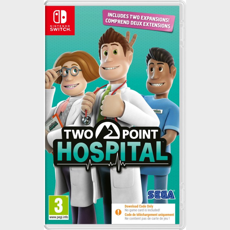 Two Point Hospital - Kode I Boks  - Nintendo Switch