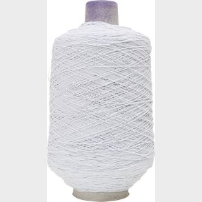 Elastiktrd - Tynd Rund - Hvid - 1500 M