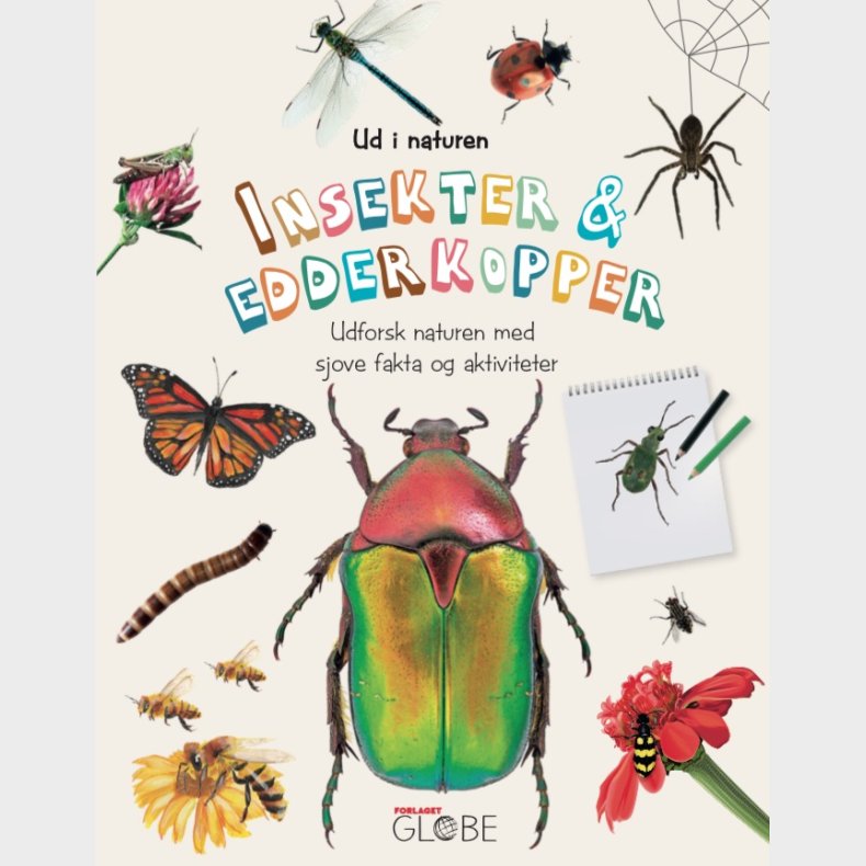 Forlaget Globe | Ud i naturen - Insekter og edderkopper