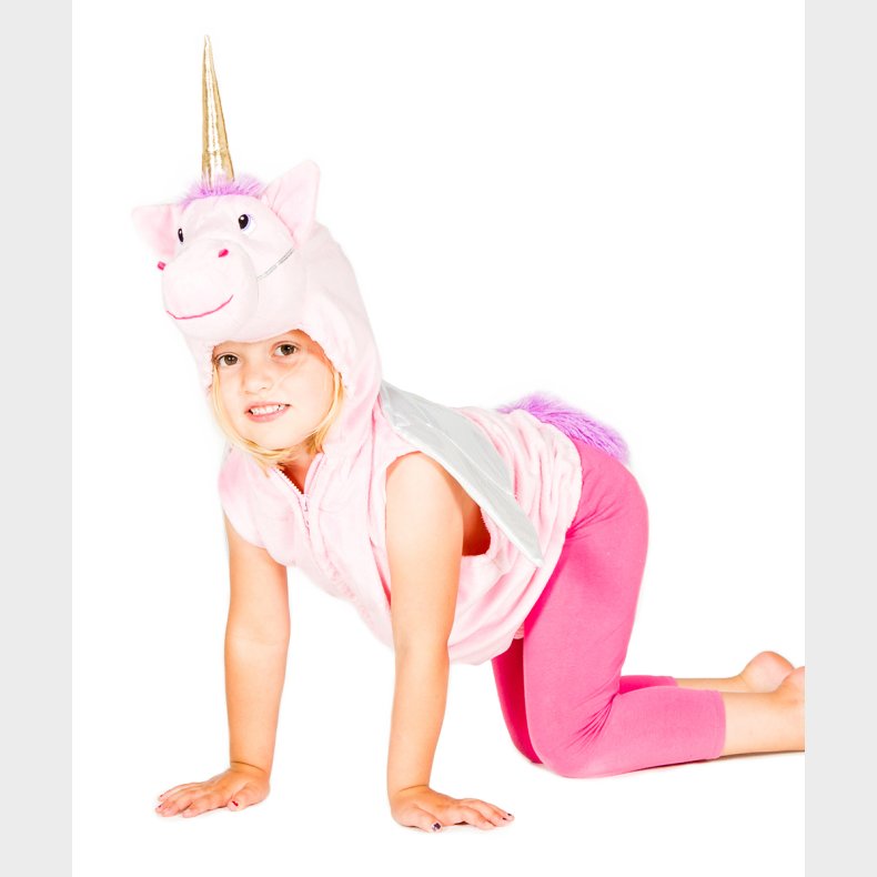 Pretend to Bee | Vest m. htte - Enhjrning, str. 3-7 r