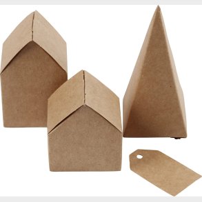 Udstansede Huse Og Tr�er - H 5,7-10 Cm