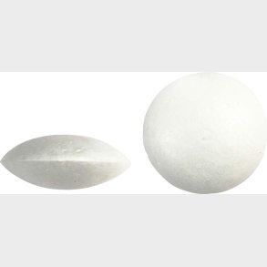 Ufo - � 7,5 Cm - Tykkelse 31 Mm - Hvid - 100 Stk.