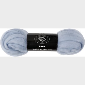Merino Uld Garn - Tykkelse 21 My - Isbl - 100 G