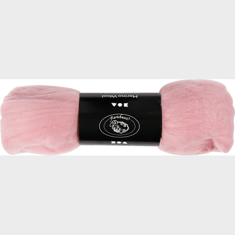 Merino Uld Garn - Tykkelse 21 My - Lyserd - 100 G