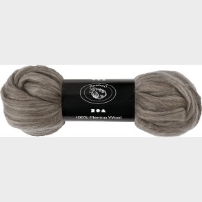 Merino Uld Garn - Tykkelse 21 My - Naturgr - 100 G
