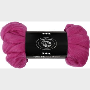 Merino Uld Garn - Tykkelse 21 My - Rdviolet - 100 G