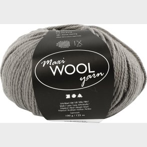 Uldgarn - Maxi Wool - L 125 M - Gr� - 100 G