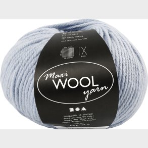 Uldgarn - Maxi Wool - L 125 M - Sart Bl� - 100 G