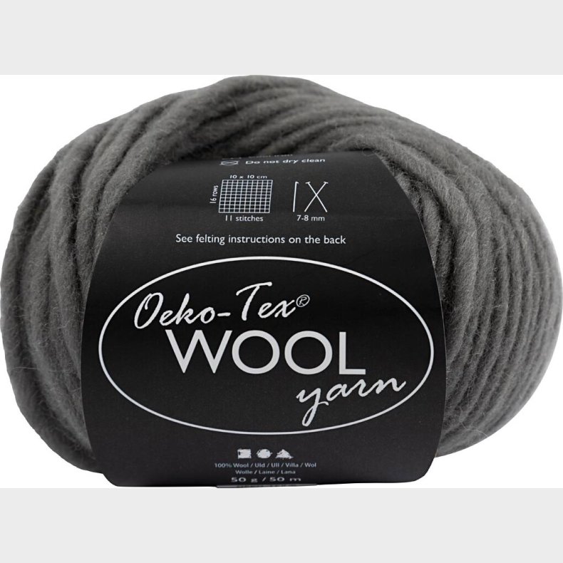 Uldgarn - Oeko Tex - L 50 M - Gr - 50 G