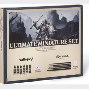 Vallejo - Game Color Maling S�t - Ultimate Miniature - 11 Dele