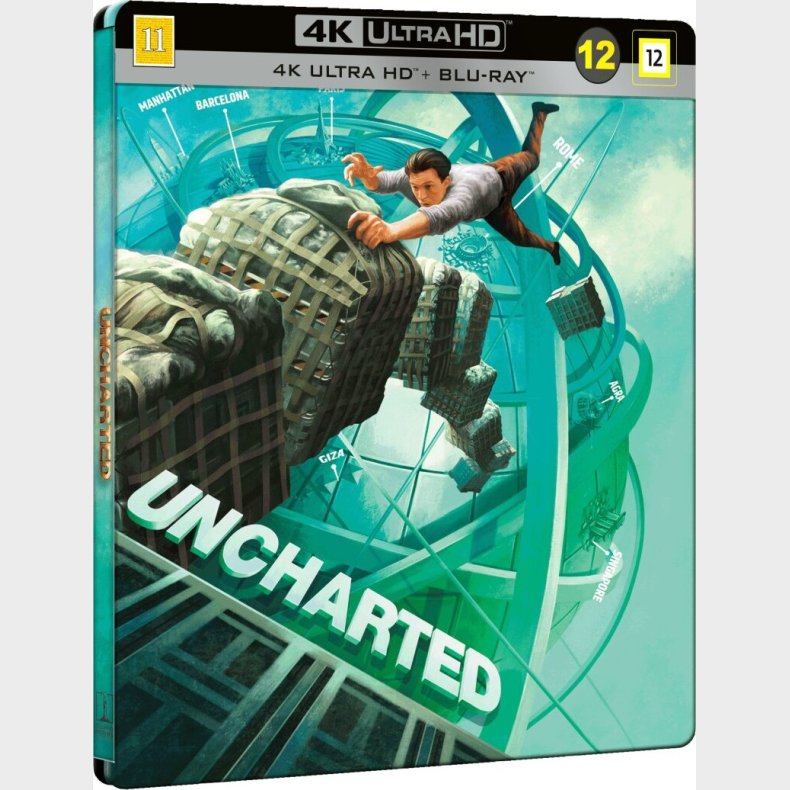 Uncharted - Film 2022 - Limited Steelbook - 4K Blu-Ray