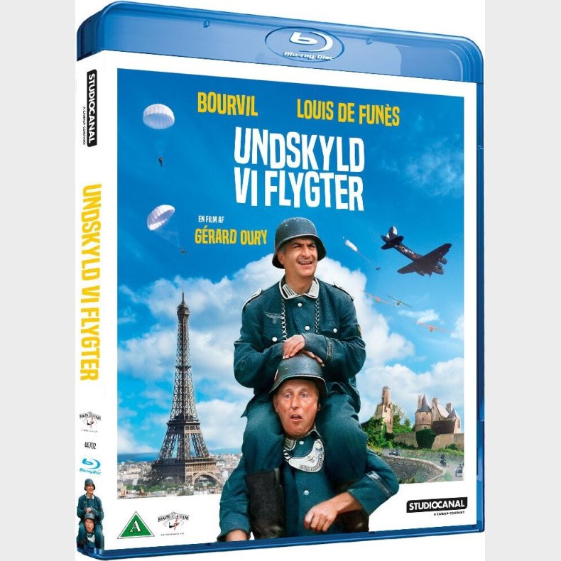 Undskyld Vi Flygter - Blu-Ray