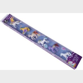 Enhjrning Figurer - St Med 6 Stk - Store