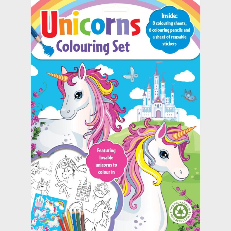 Unicorn Coloring Set - Alligator