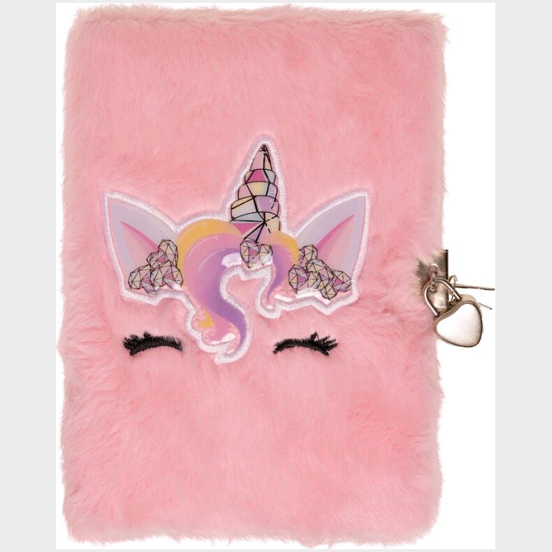 Unicorn Gems - Dagbog Med L�s Og Plys - Bog