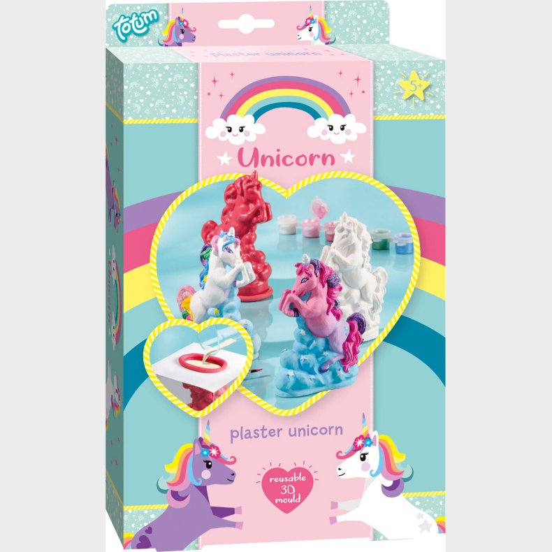 Unicorn - Gips Figurer Diy St