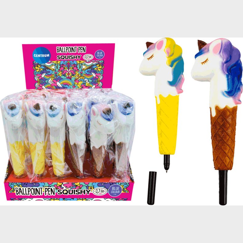 Unicorn Squishi Kuglepen - Centrum