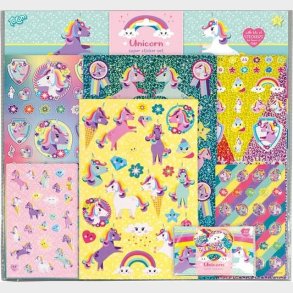 Enhjrning Klistermrkest - St Med 300 Klistermrker