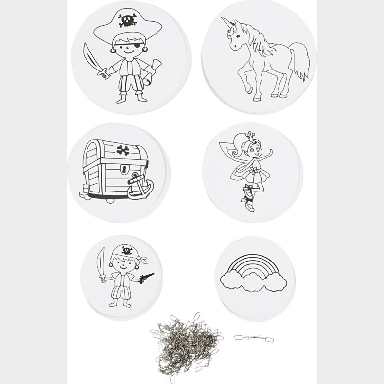 Uro Med Motiv -  12+15+18 Cm - 300 G - Hvid - 20 St