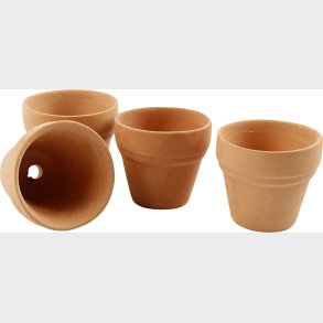Urtepotteskjulere - Terracotta - H 3,1 Cm -  3,4 Cm - 48 Stk