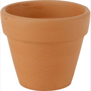 Urtepotteskjulere - Terracotta - H 8 Cm -  9 Cm - 24 Stk