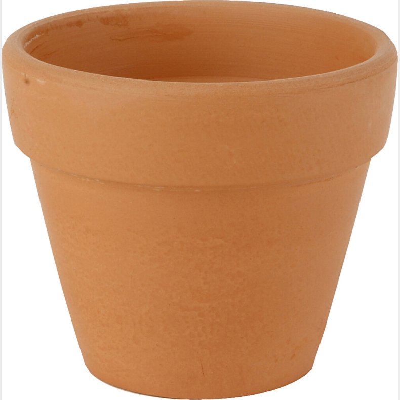 Urtepotteskjulere - Terracotta - H 8 Cm -  9 Cm - 24 Stk