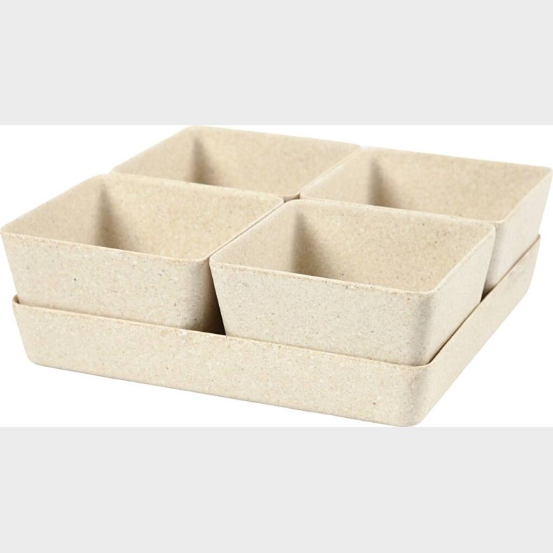 Urtepotteskjulere - H 8 Cm - D 19,5 Cm