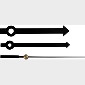 Urvisere - Hulstr. 4+6 Mm - Sort
