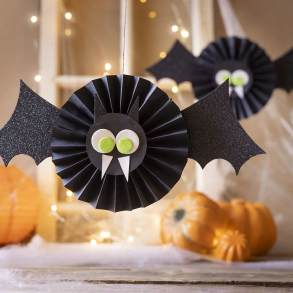 Creativ Company | Halloween-pose - Papir-flagermus, 2 stk