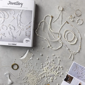 Creativ Company | Smykkekit - Hvid perlemor