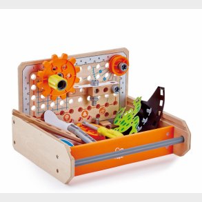 Hape | Junior Opfinder - Vrktjskasse m. eksperimenter