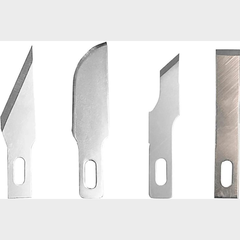 Vallejo - 5 Assorterede Knivblade Til No. 1 Kniv - T06010