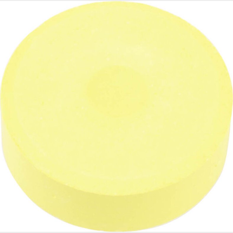 Vandfarve Blokke S�t - H 16 Mm - � 44 Mm - Gul - 6 Stk.