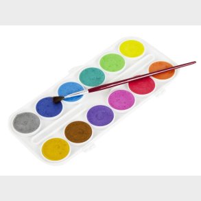 Vandfarver, perlemor - 12 stk.