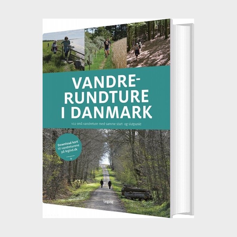 Vandre-rundture I Danmark - Torben Gang Rasmussen - Bog