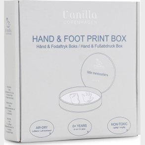 Vanilla Copenhagen - H�nd Og Fodaftryk - S�lv Og Hvid - One Size