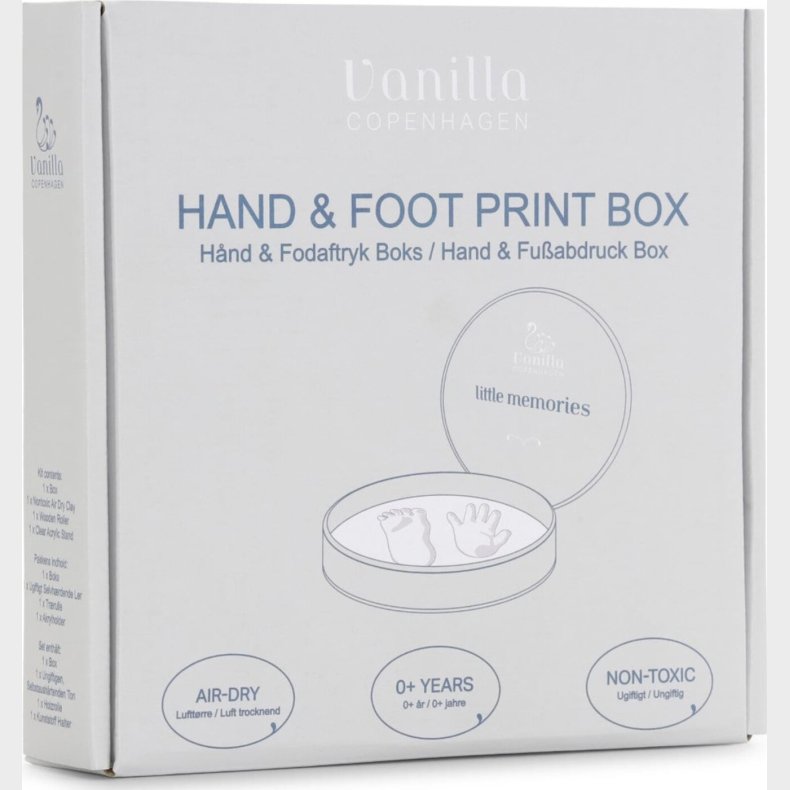 Vanilla Copenhagen - H�nd Og Fodaftryk - S�lv Og Hvid - One Size